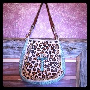 KurtMen design leather and cowhide purse